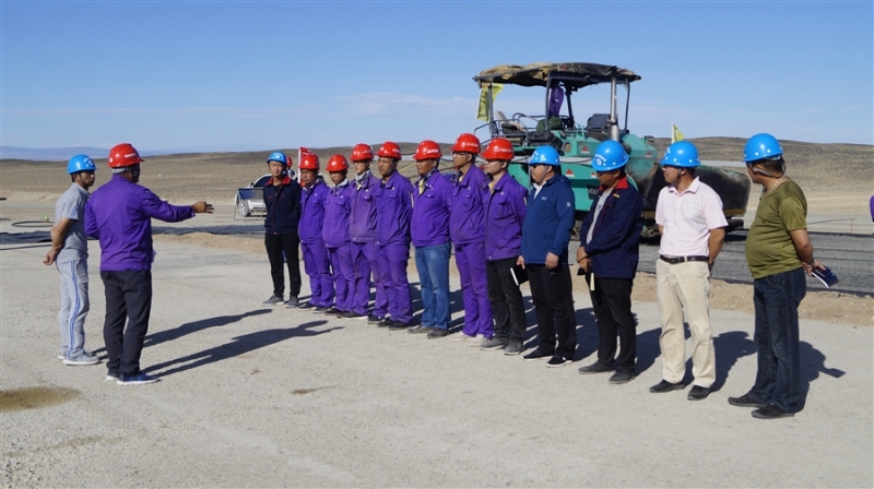 G216线恰库尔图镇至马依喀腊段公路工程第QM-1标段顺利通过交工验收