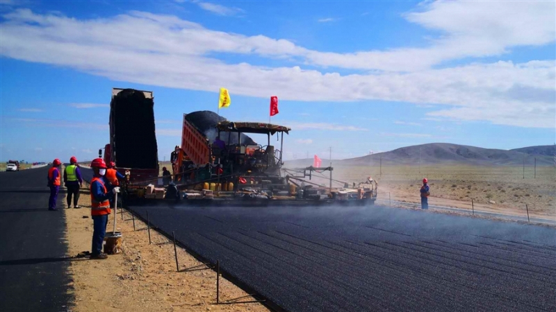 G216线恰库尔图镇至马依喀腊段公路工程第QM-1标段顺利通过交工验收